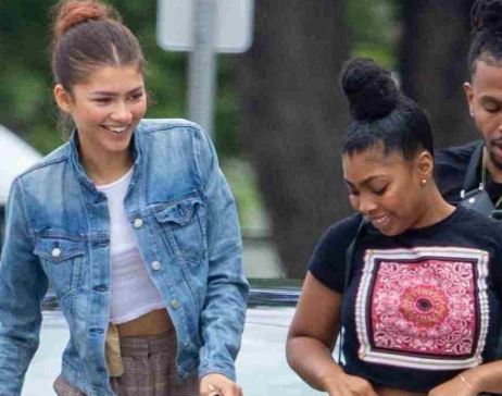 Annabella Stoermer Coleman with her sister Zendaya